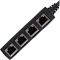 Pikkukuva 4 / 5: RJ45-jakaja, Ethernet-kaapeli RJ45-sovitin 1 uros 4 naaras, CAT7-verkkokaapelijakaja