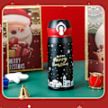 Miniatyrbild 4 av 4: Jultema Isolerad Flaska Rostfritt Stål Vakuumkopp Läckagesäker Låsbar Termosmugg Studsmugg för Varma och Kalla Drycker Mugg (svart 500ml) Black
