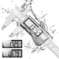 Skydelære, Digital Skydelære 150mm Rustfrit Stål Stort LCD-display Justerbar Præcision 0,01mm, mm/tomme-konvertering