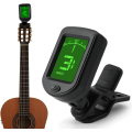 Miniatyrbild 1 av 5: Gitarrstämmare Clip On - Digital Elektrisk Stämmare med LCD-skärm, Elektronisk Stämmare för Akustisk Gitarr, Elgitarr, Bas, Ukulele och mer