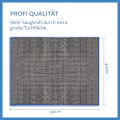 Miniatyrbilde 5 av 5: 4x Profesjonelle Mikrofiber Glasskluter 400 g/m2 - striper - Ekstremt absorberende, lofri poleringskluter 50x40cm 4pc
