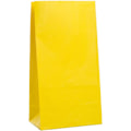 Miniatyrbillede 1 af 4: Gule papirfestposer (25 cm x 13 cm) 12 stk. - Perfekt til fester og begivenheder Yellow