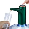 Vattenautomat - LED-indikator, 1500 mAh USB-laddningsbart batteri, silikonmaterial (grön)