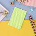 Miniatyrbilde 5 av 5: 6-pak selvklebende notater Post it fargerike linjerte notater Flyttbare selvklebende notatblokk for kontor, hjem, skole