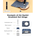 Miniatyrbild 2 av 4: Öglekit 120 set öljetter för presenningar, Öglebricka kit innerdiameter 12mm
