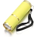 Miniatyrbillede 1 af 5: 4 Farver UV Lommelygte Ultraviolet Lys Mini Lommelygte Lampe Til Epoxy UV Harpiks Hærde Lim Smykker Udstyr Værktøj, Gul