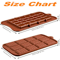 Miniatyrbillede 2 af 5: Pcs Silikone Chokoladeform, Mini Fødevarekvalitet Silikone Diy Non-Stick Bageform