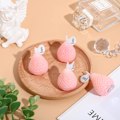 Miniatyrbilde 3 av 5: 8 stykker jordbærlys Jordbærformet duftlys Mini soyavokslys Liten duftende søt lysvoks Dekorativt lys, rosa