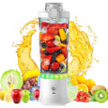 Miniatyrbilde 1 av 5: Bærbar Blender Blender for Shakes og Smoothies Mini Smoothie Blender, Blending og Pulse Dual Mode (Hvit) White