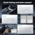 Miniatyrbillede 5 af 5: Trådløs CarPlay Adapter, 2024 Ny Trådløs Bluetooth CarPlay Dongle Plug & Play Adapter, Apple iPhone iOS 10+, Android 11+