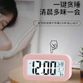Miniatyrbild 2 av 4: Smart Digital Väckarklocka, LCD-skärm Bordsur med Snooze, Datum, Temperatur, 12/24Hr, Batteridriven, Ljusstyrning Intelligent Väckarklocka
