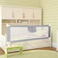 Miniatyrbillede 4 af 5: Sengestang til børn (200 x 80 cm), sengestangsbeskyttelse til børn, børnesengestang med luftig net, nem at samle, sikker og højdejusterbar
