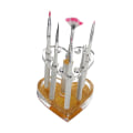 Miniatyrbillede 3 af 4: 3 stk. neglelak display stand, negleværktøjsorganisator, akryl penneholder stand, manicure penneholder, neglekunst penneholder, neglepenneorganisator