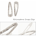 Pikkukuva 3 / 3: 4 kpl Rhinestone-hiusnepsut silver