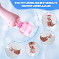 Miniatyrbillede 4 af 5: Automatisk Boblepistol til Børn 3-5 Lys og Musik Boblemaskine Elektrisk Boblemaskine Boblelegetøj Småbørn (Pink)