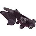 Miniatyrbillede 5 af 5: Akvariefisk Skål Plast Svømning Guld Fisk Betta Fisk Sjov Kunstig Silikone Lille Fisk Livagtig Falsk Fisk(Brun Guld fisk)
