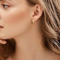 Miniatyrbilde 2 av 4: Øredobber for kvinner Huggie Hoop Øredobber 14K gullbelagt gaver til kvinner Red gold