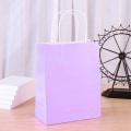 Miniatyrbilde 3 av 5: 30 stk gaveposer, papirposer for gaver, festposer med håndtak, godteposer bæreposer for bursdag, bryllup - 5,9 x 3,14 x 8,26 tommer (lilla) Purple