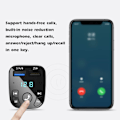 Miniatyrbillede 4 af 5: Bluetooth trådløs FM-sender, Bluetooth bil MP3-afspiller, oplader, 2 USB-porte, USB-flashdrev spændingsvisning
