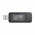 Miniatyrbild 1 av 5: USB Voltmeter, USB Multimeter, Spänningstestare, Strömtestare, USB Effektmätare, Färgskärm, Voltmeter, Amperemeter, Spänning och Ström 0-5.1A, 4-30V