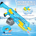 Miniatyrbilde 3 av 5: Elektrisk vannpistol, automatisk vannpistol, 1350CC stor kapasitet, høytrykksvannpistol for voksne og barn, rekkevidde opptil 32-45 fot