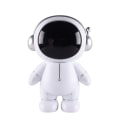 Miniatyrbild 1 av 5: Astronaut Sparbössa, Rymdman Modell Spargris, Förvaringsburk, Prydnad, Rumsdekoration, Födelsedag, Jul, Nyårsgåva (Silver) Silver
