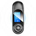 Miniatyrbillede 1 af 5: Bluetooth 5.0 Sender og Modtager, 2-i-1 Bluetooth Audio Adapter med Synligt LCD-Display, Stereosystem