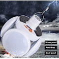 Miniatyrbild 5 av 5: Solcellsdriven Multifunktionell Nöd-LED-Lampa med USB-Laddning, Vikbar Lampa, Utomhus LED-Lampor Perfekt för Strömstörningar, Tältcamping