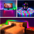 Pikkukuva 5 / 5: 3m:n paristokäyttöiset RGB LED-nauhavalot kaukosäätimellä, vedenpitävät joustavat liimavalot sisä- ja ulkokäyttöön color