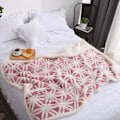 Miniatyrbild 5 av 5: Filt Soffa Gosig Filt - Varm Sherpa Flanell Soffa Överkast Filt, Tjock Soffa Filt Soffa Filt, Fluffig Filt för Soffa pink 130*160cm