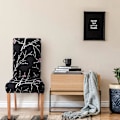 Miniatyrbild 3 av 5: Stretchig matstolsskydd, universellt tvättbart stolsöverdrag, lätt att rengöra stolsöverdrag (6 stycken) 2