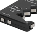 Miniatyrbillede 4 af 5: Batteritest, Universal Batterichecker Lille Batteritest til C, , AAA, D, N, 9V, 6F22 Batteri 1.5V 3V Knapcelsbatteri, Sort
