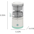 Miniatyrbilde 5 av 5: USB-oppladbar elektrisk juicer bærbar elektrisk sitrusjuicer automatisk håndfri sitronpresser juicer for appelsin sitron grapefrukt