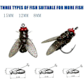 Miniatyrbild 2 av 5: Bionic Flugfiskbete (20 st), 2024 Nytt Flughåks Mjukbete med Fiskattraktant Fiskeutrustning, Små Flughåks Flugfiskbete m 12mm