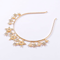 Miniatyrbilde 4 av 5: Mary Halo Crown Barokk Hellig Hodeplagg Stjerner Gudinne Tiara og Krone for Kvinner Boho Bryllup Hodeplagg Kostyme, S3-gull
