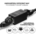 Pikkukuva 4 / 5: RJ45-liitin, suojattu Ethernet-liitin, 8P8C LAN-liitin, ihanteellinen Ethernet-jatkosovitin (CAT5/CAT5e/CAT6)
