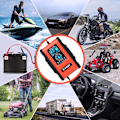 Miniatyrbilde 5 av 5: Intelligent Batterilader, LiFePO4 Batterilader for Automatisk Bil med LCD-skjerm Reparasjonsfunksjon for Auto Motorsykkelbatteri