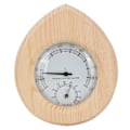 Miniatyrbild 1 av 5: Bastutermometer Hygrometer, Tårad Form 2-i-1 Trä Termometer Hygrometer Termometer Hygrometer Ångbastu Rum Tillbehör