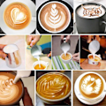 Miniatyrbild 5 av 5: Rostfria espressomjölkkannor, mjölkskummare för espressomaskiner Cappuccino Latte Art Silver, 350 ml