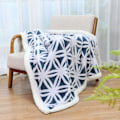 Miniatyrbild 1 av 5: Filt Soffa Gosig Filt - Varm Sherpa Flanell Soffa Överkast Filt, Tjock Soffa Filt Soffa Filt, Fluffig Filt för Soffa blue 130*160cm