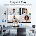 Miniatyrbilde 5 av 5: Trådløs HDMI-adapter, TV-dongle, 4K Full HD Miracast videostrømming fra Android, Windows, Mac OS, bærbar PC, telefon, nettbrett, PC til HDTV/skjerm