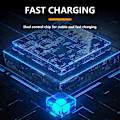 Miniatyrbild 4 av 6: USB-C till Lightning-adapter, [2-pack] Typ C Hona till Lightning Hane Adapter, stödjer 27W PD, Typ C Laddning Stödjer Dataöverföring