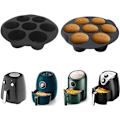Miniatyrbilde 5 av 5: Silikon muffinsform | Silikon cupcakeform | Mini muffins silikonform, cupcakeformer silikonformer, Airfryer tilbehør til Airfryers 18cm