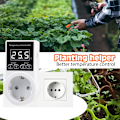 Miniatyrbilde 4 av 5: Termostat Digital Temperaturkontroll Sockets, Varmetermostat med NTC-probe