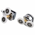 Miniatyrbilde 3 av 5: Dobbelthjul for dusjdør, rullende hjul for dusjdør, erstatningshjul for dusjkabinett for 14 mm glasshull
