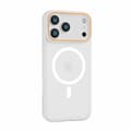 Etui til iPhone 17 Pro Mat Magnetisk Slank Profil Hvid