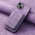 Fodral för iPhone 17 Pro Magnetiskt Stativ Kortplats Lila Noz16742