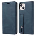 Kotelo iPhone 15 Prolle, nahkakuvioitu, sininen Noz3543