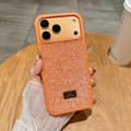 Fodral till iPhone 17 Lyxiga Fulla Strass Diamanter Orange