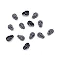 Miniatyrbillede 1 af 3: Løse nitter - sort kranium Black